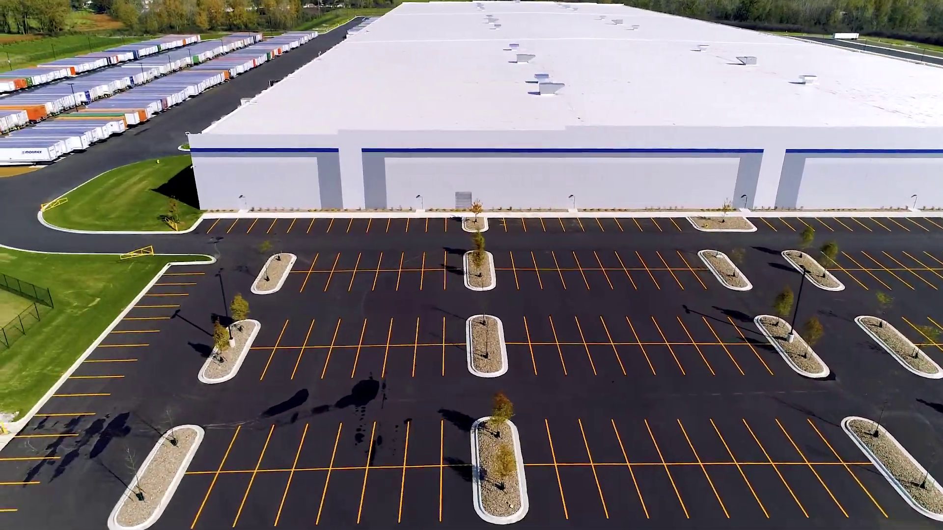 Loading dock face — Ford redistribution center, Newport MI