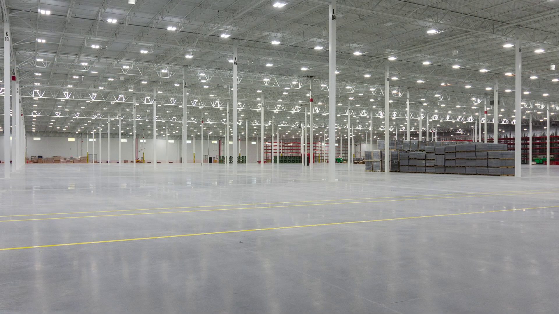 Aerial view — Newport, MI — Ford redistribution center, Newport MI